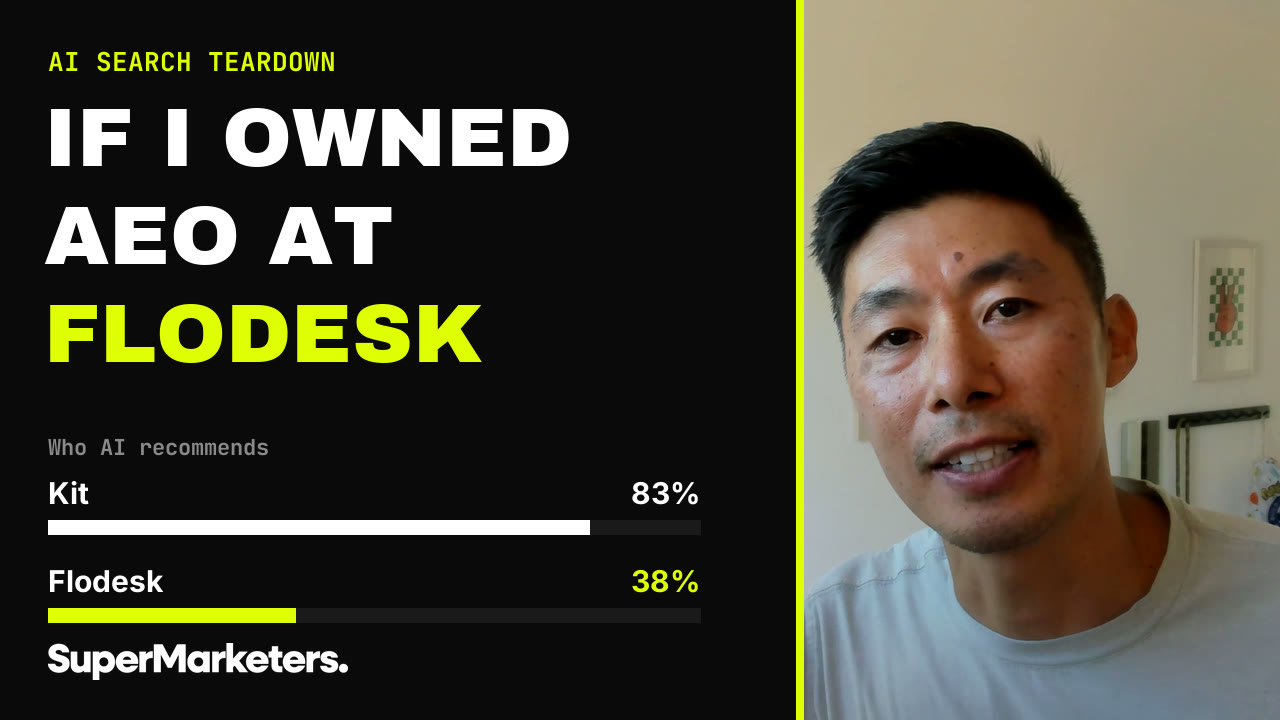 Thumbnail of the Flodesk AEO teardown video