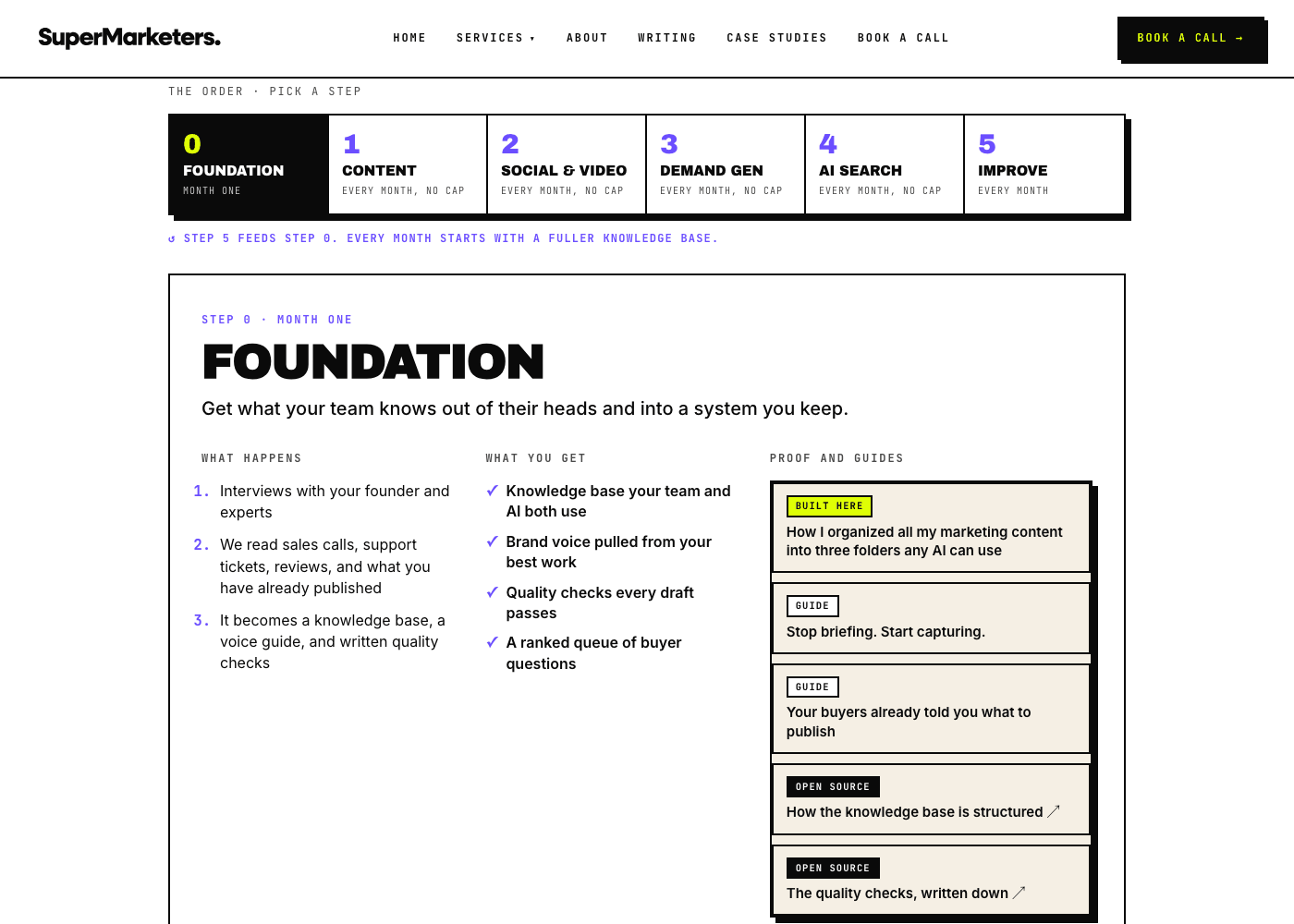 How it works, step by step, with receipts at every step